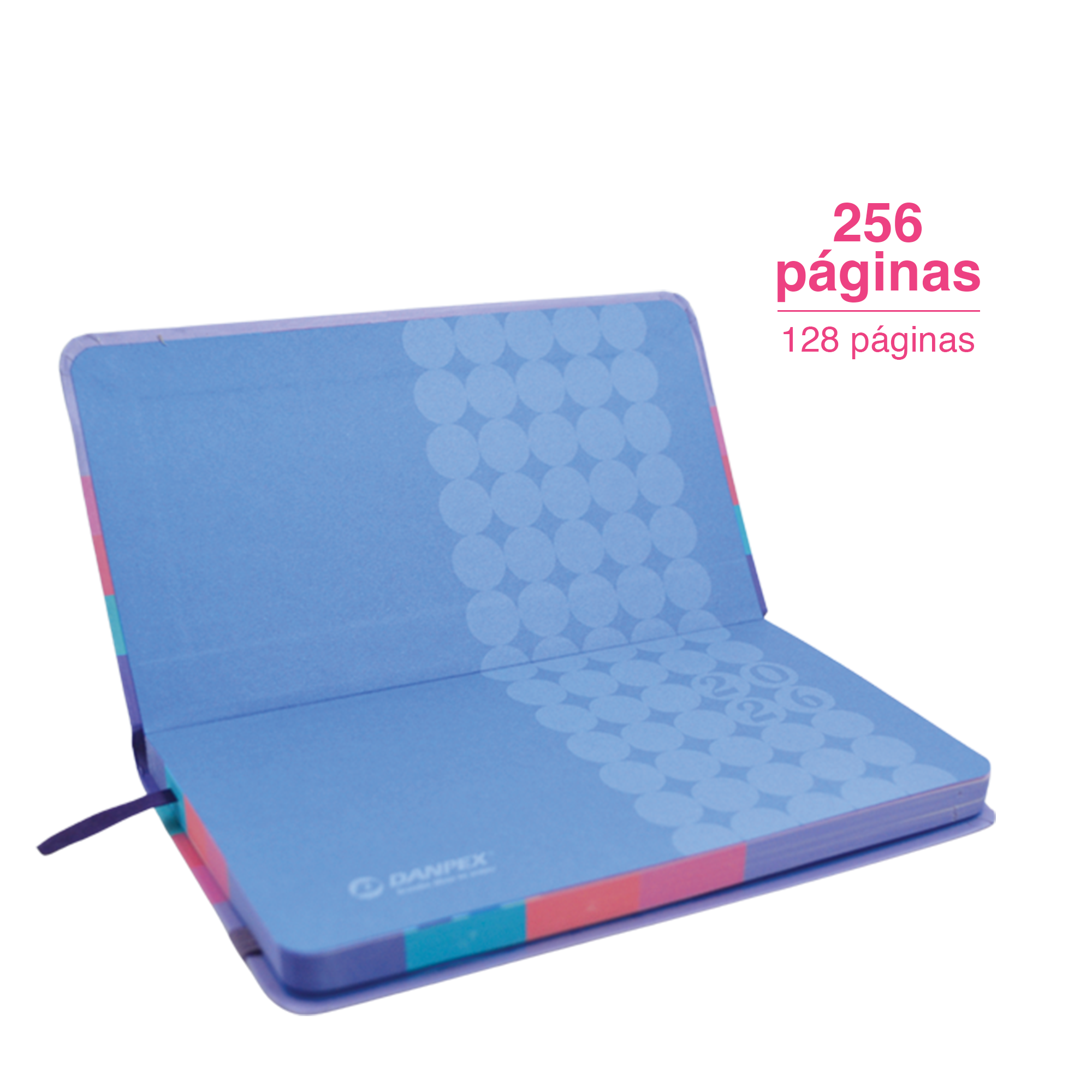 AGENDA PERSONAL PASTEL CIRCULOS O RAYAS – PLANNER CON PASTA DURA