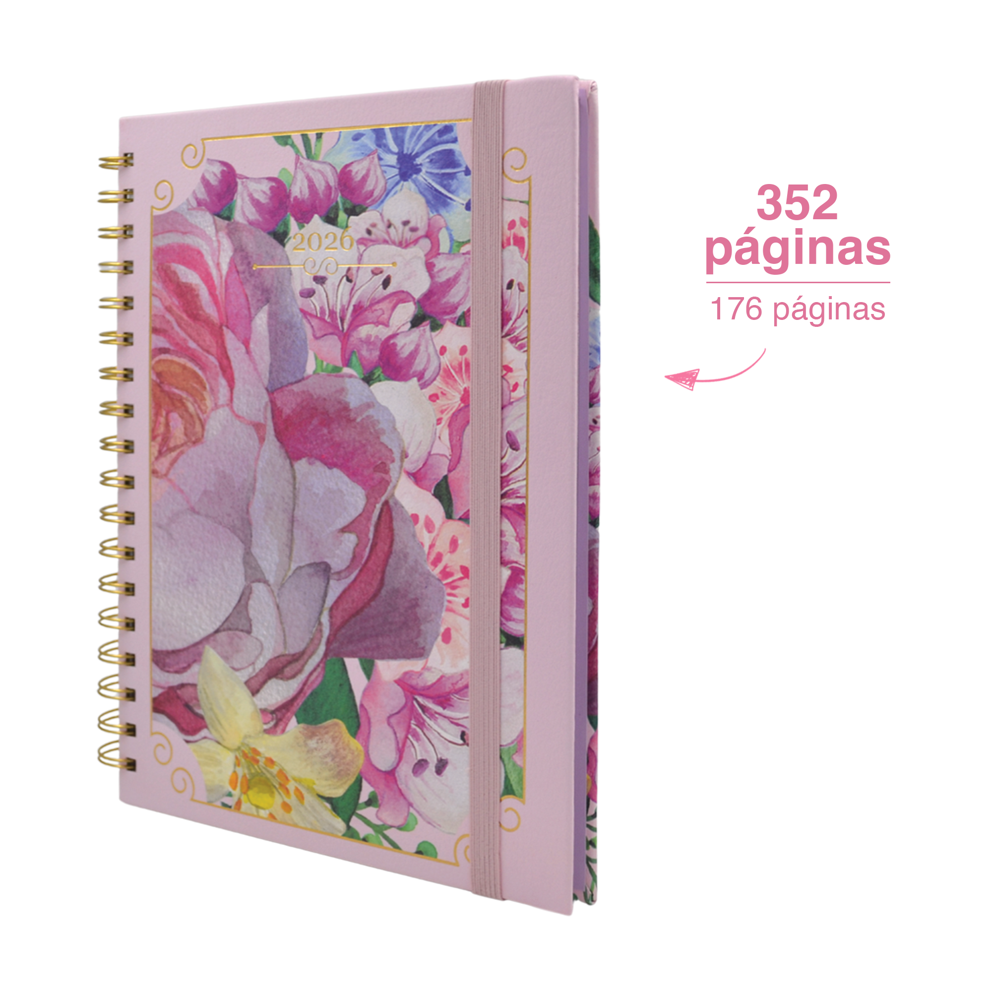 AGENDA DE ESCRITORIO MUJER AZUL O ROSA – FORMATO DIARIO