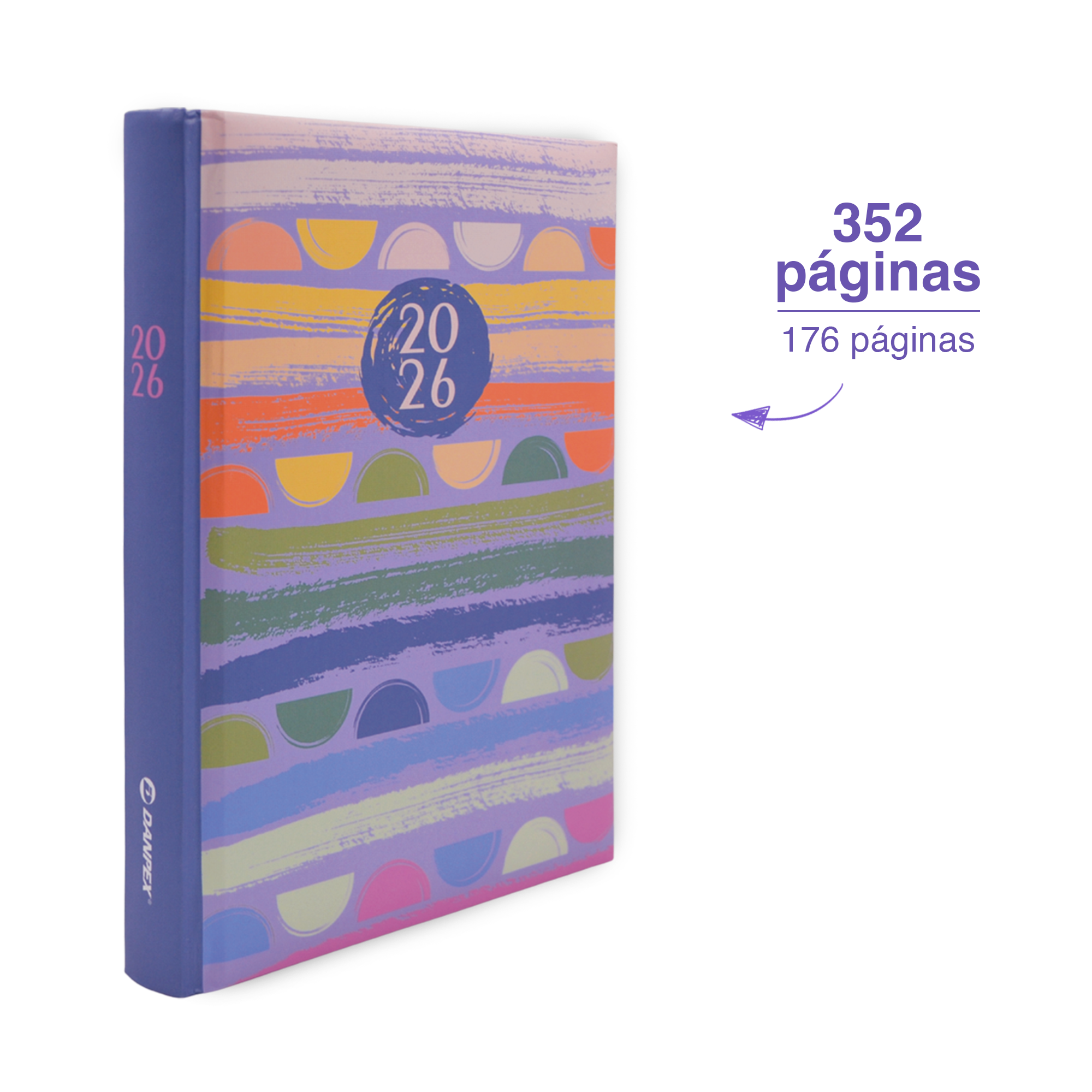 AGENDA DIARIA PASTEL – DISEÑO CIRCULO U ONDAS