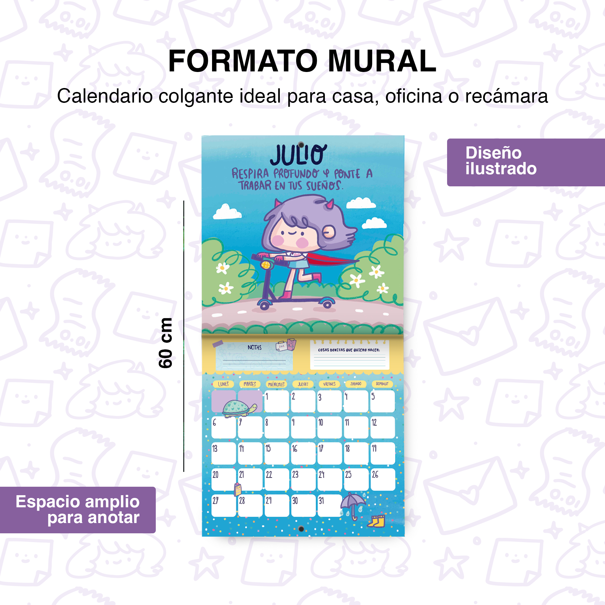 CALENDARIO DE PARED VANIA BACHUR 2026