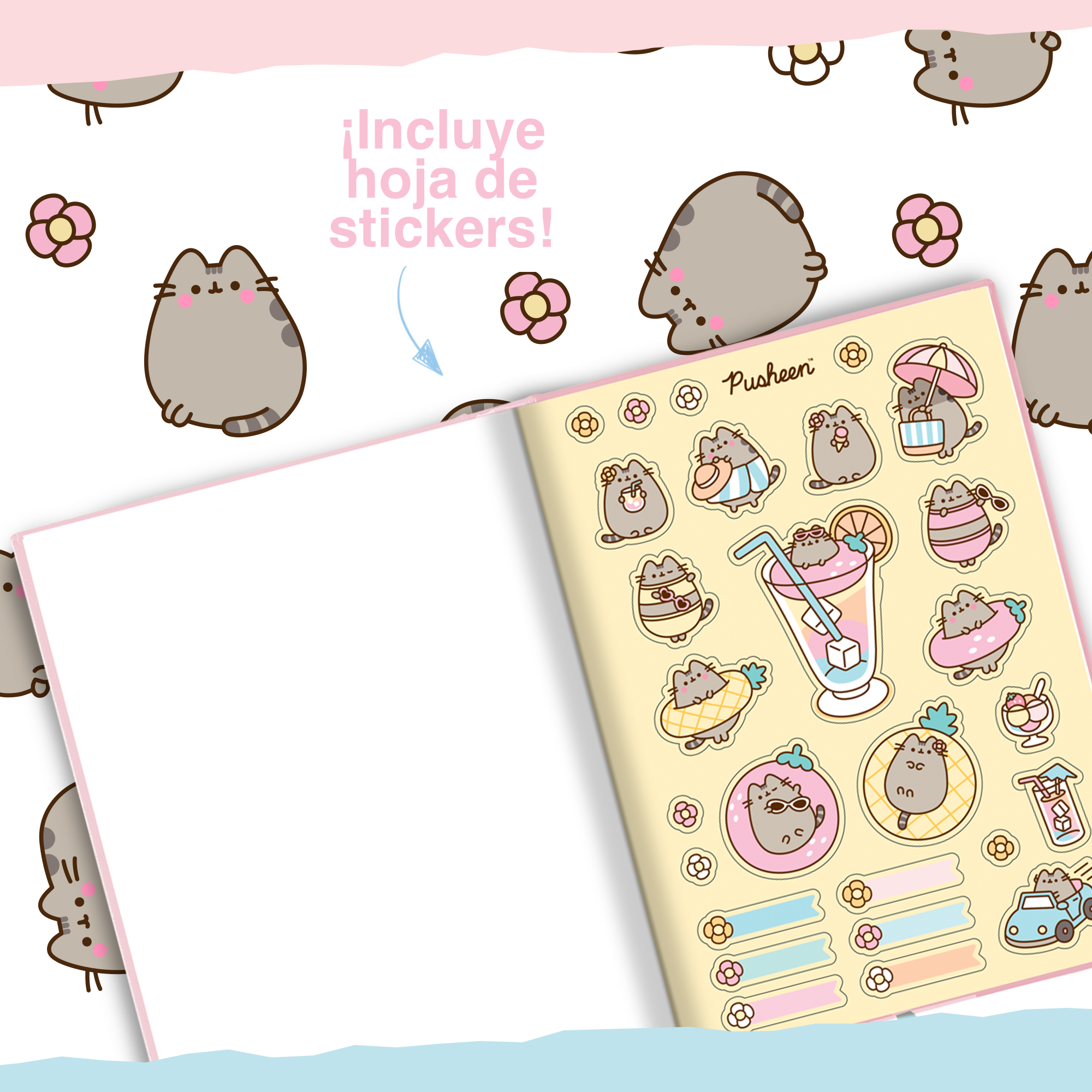 AGENDA DIARIA PUSHEEN® 2026 - CON STICKERS