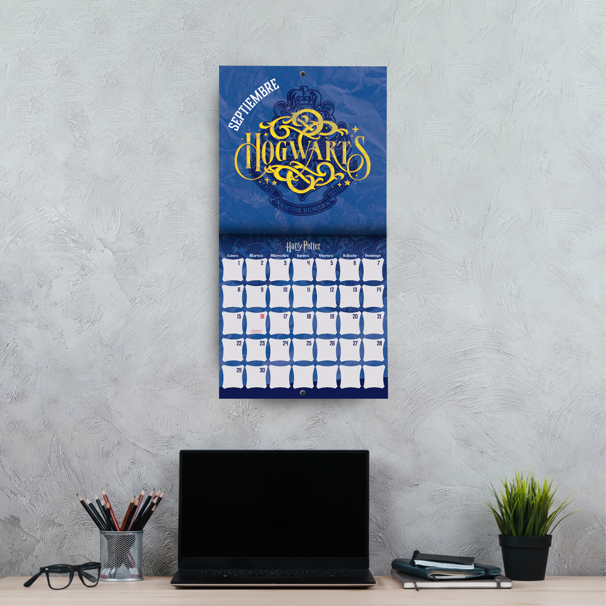 CALENDARIO DE PARED HARRY POTTER 2026
