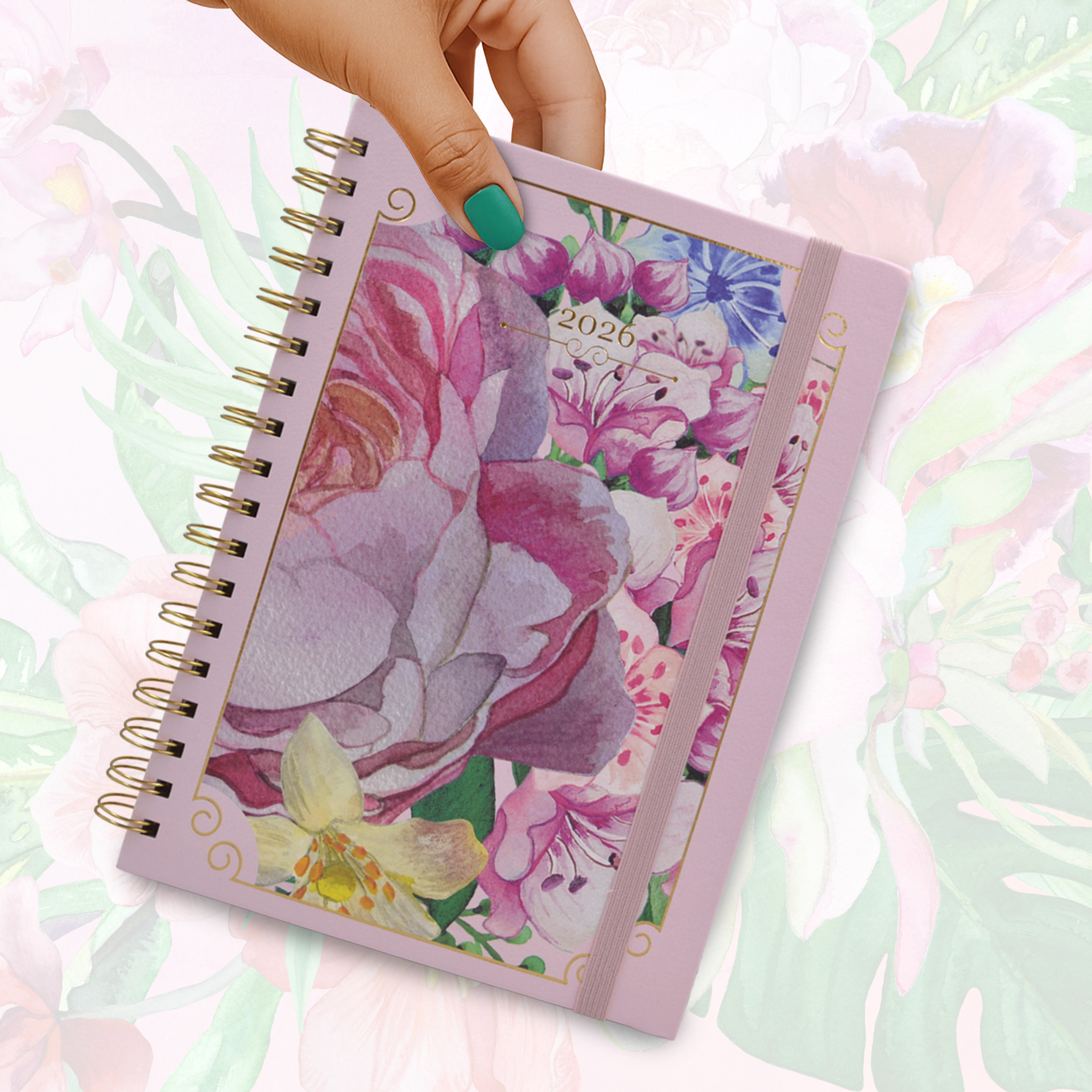 AGENDA DE ESCRITORIO MUJER AZUL O ROSA – FORMATO DIARIO