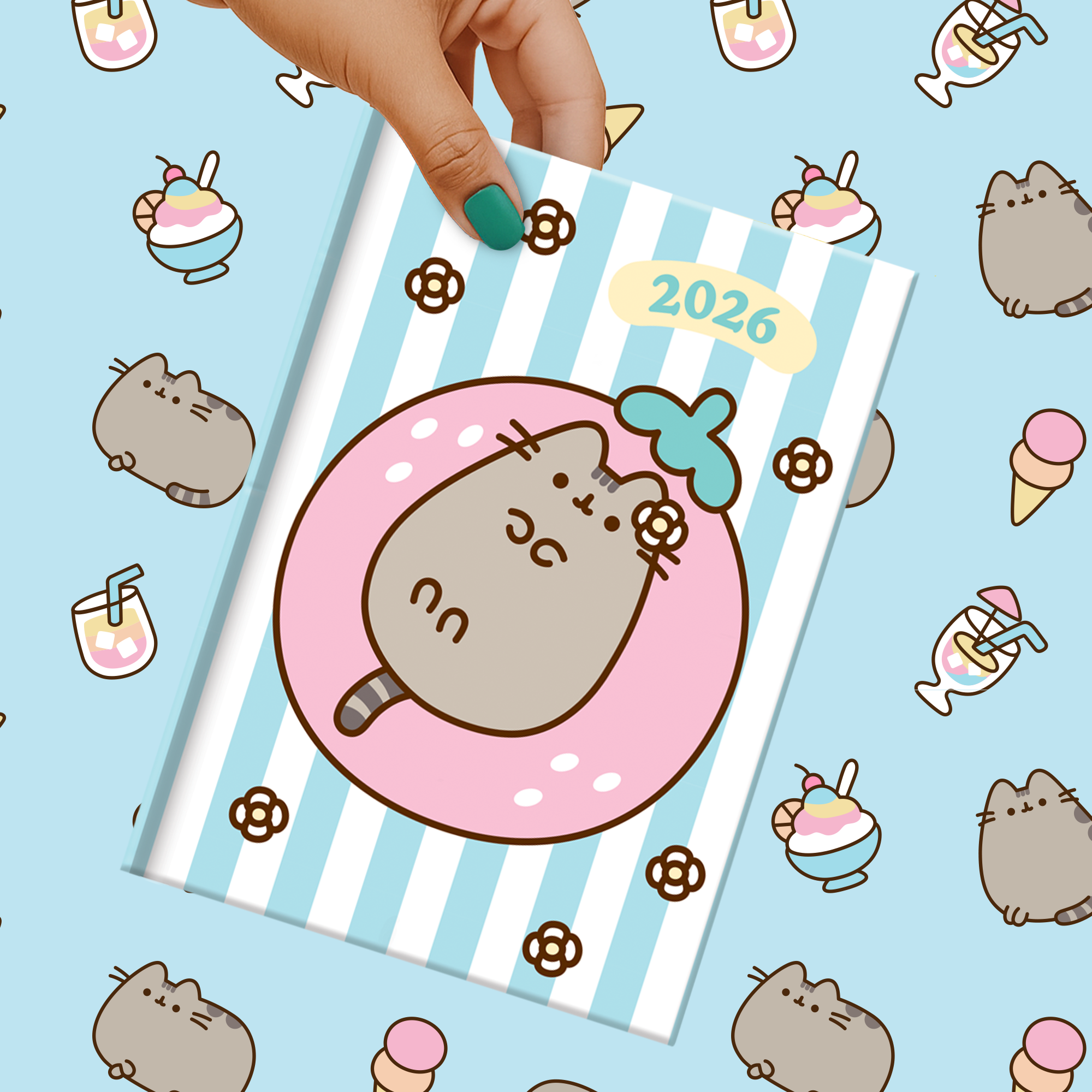 AGENDA DIARIA PUSHEEN® 2026 - CON STICKERS