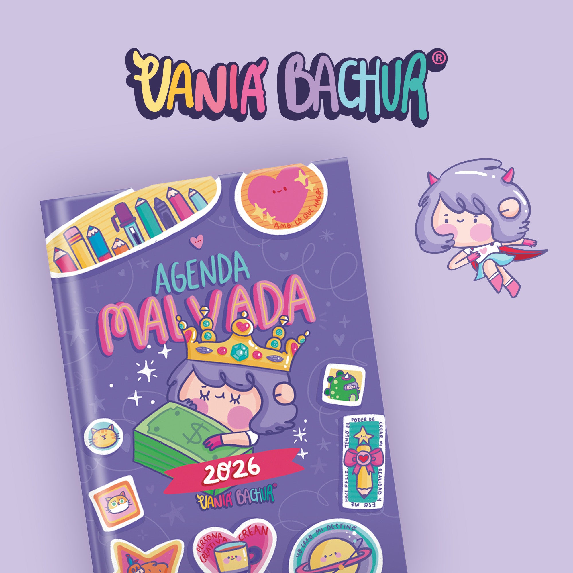 AGENDA 2026 VANIA BACHUR® – DISEÑO EXCLUSIVO