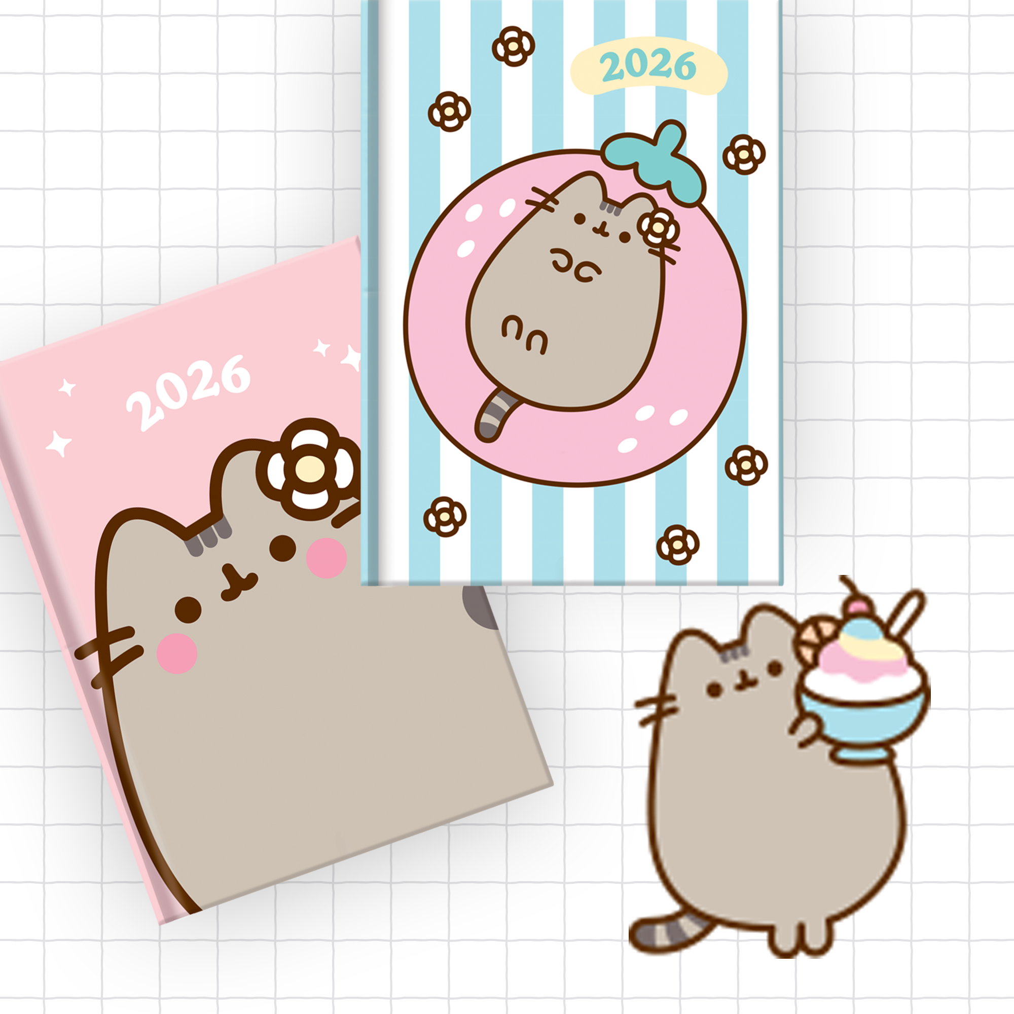 AGENDA DIARIA PUSHEEN® 2026 - CON STICKERS