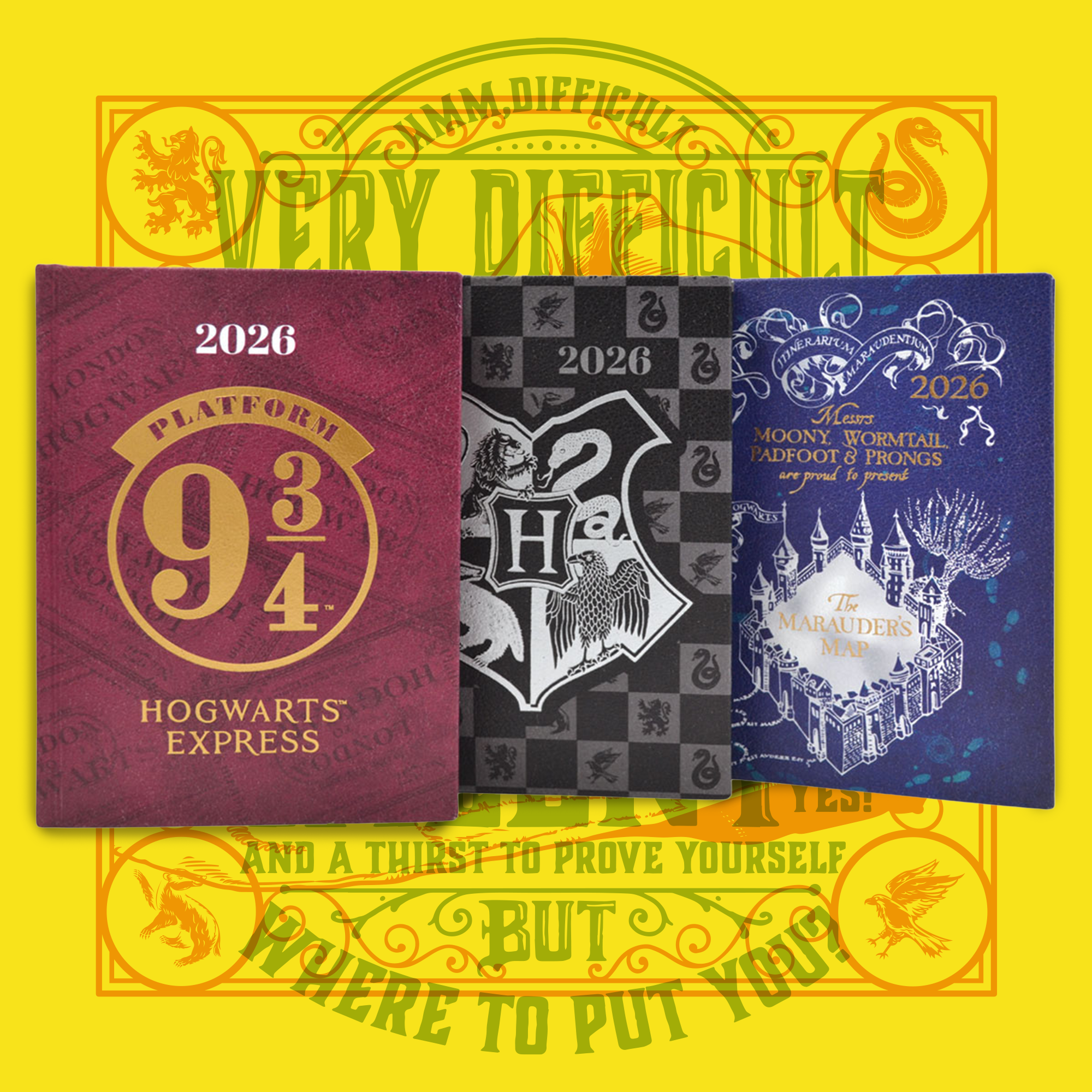 AGENDA DIARIA HARRY POTTER 2026 AZUL