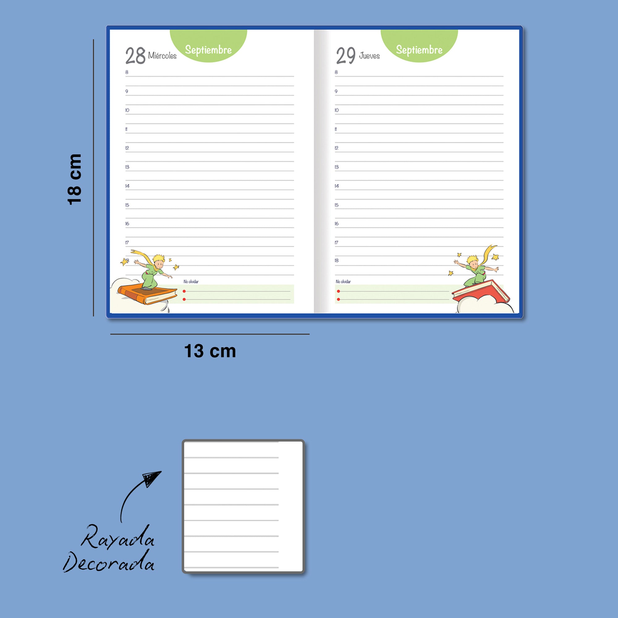 AGENDA DIARIA EL PRINCIPITO 2026