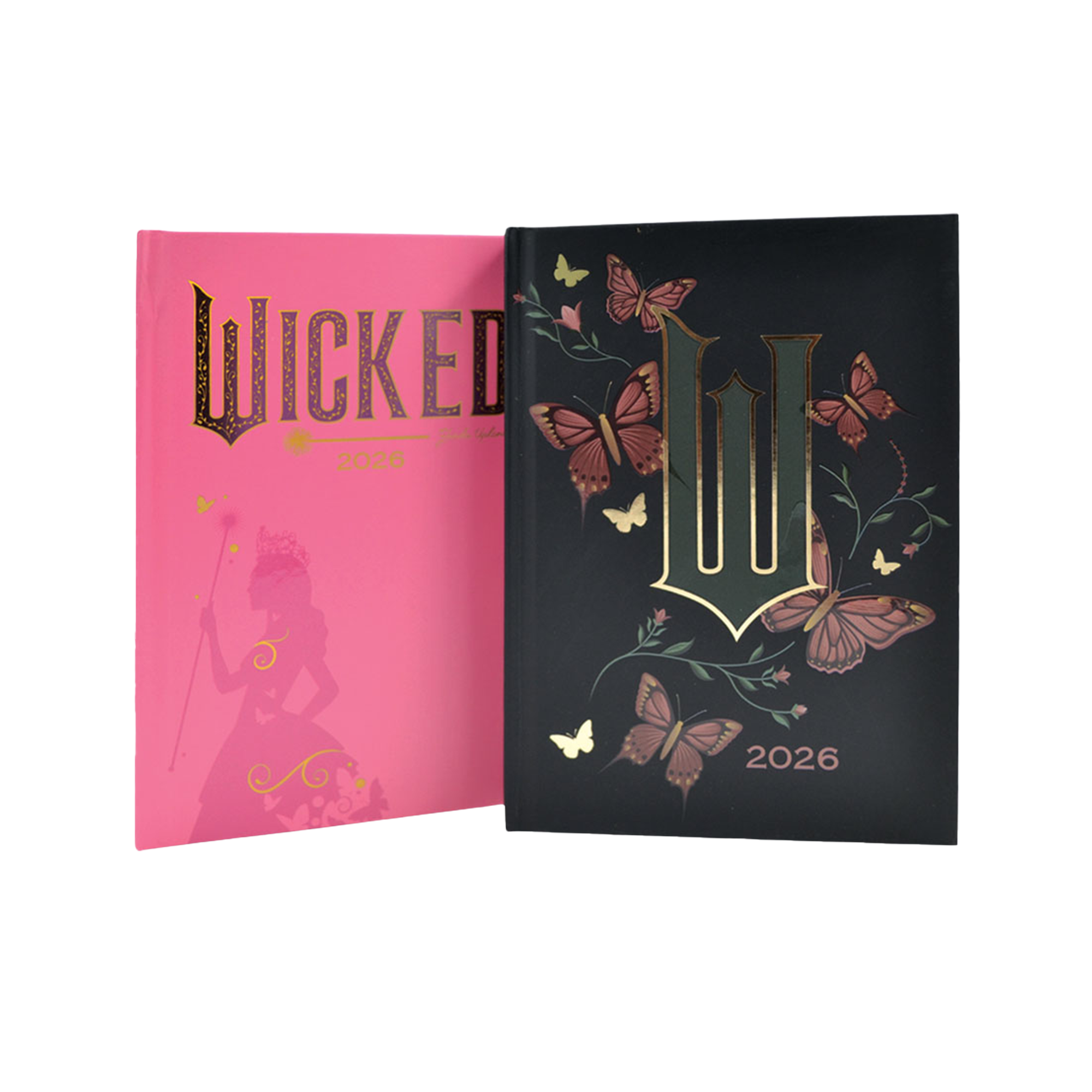 AGENDA 2026 WICKED ROSA O NEGRA - INCLUYE STICKERS