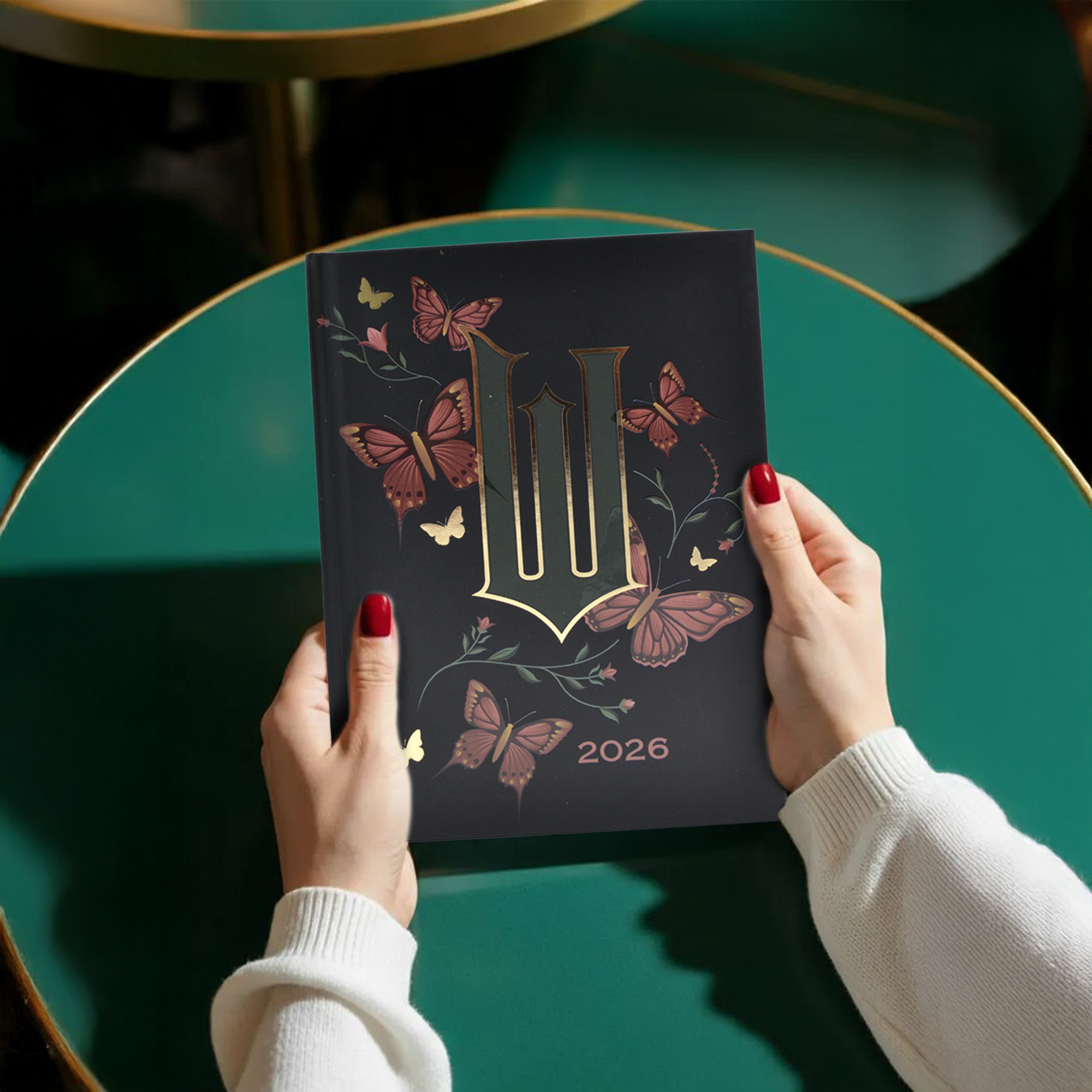 AGENDA 2026 WICKED ROSA O NEGRA - INCLUYE STICKERS