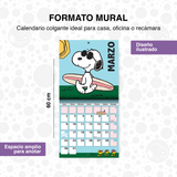 Cargar imagen en el visor de la galería, CALENDARIO DE PARED SNOOPY 2026
