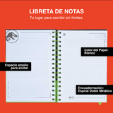 Cargar imagen en el visor de la galería, LIBRETA DE NOTAS JURASSIC WORLD ROJA