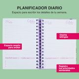 Cargar imagen en el visor de la galería, AGENDA DIARIA DE ESCRITORIO MUJER ROSITA O TURQUESA