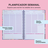 Cargar imagen en el visor de la galería, AGENDA DE ESCRITORIO MUJER AZUL O ROSA – FORMATO DIARIO