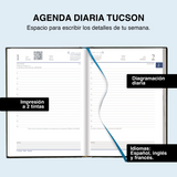 Cargar imagen en el visor de la galería, Agenda diaria cubierta TUCSON - diferentes colores