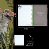 Cargar imagen en el visor de la galería, LIBRETA DE NOTAS JURASSIC WORLD VERDE
