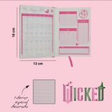Cargar imagen en el visor de la galería, AGENDA 2026 WICKED ROSA O NEGRA - INCLUYE STICKERS