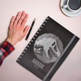 Cargar imagen en el visor de la galería, LIBRETA DE NOTAS JURASSIC WORLD GRIS