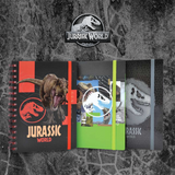 Cargar imagen en el visor de la galería, LIBRETA DE NOTAS JURASSIC WORLD ROJA