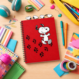 Cargar imagen en el visor de la galería, Libreta Diario Snoopy 14 x 20 cm, 80 Hojas y 4 Separadores