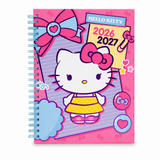 Cargar imagen en el visor de la galería, Agenda Escolar Hello Kitty 2026-2027 de 17 x 22 cm – Moño y Corazón