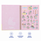 Cargar imagen en el visor de la galería, Agenda Escolar Pusheen 2026-2027 de 17 x 22 cm – Chill y Flores