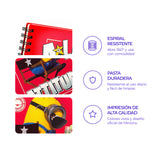 Cargar imagen en el visor de la galería, Agenda Escolar Mi Villano Favorito 2026-2027 de 17.3 x 22.5 cm – Ghost y Attitude