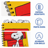 Cargar imagen en el visor de la galería, Libreta Diario Snoopy 14 x 20 cm, 80 Hojas y 4 Separadores