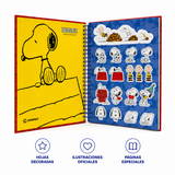 Cargar imagen en el visor de la galería, Agenda Escolar Snoopy 2026-2027 de 14.5 x 20.5 cm – Rojo y Azul
