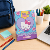 Cargar imagen en el visor de la galería, Agenda Escolar Hello Kitty 2026-2027 de 17 x 22 cm – Moño y Corazón