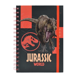 Cargar imagen en el visor de la galería, LIBRETA DE NOTAS JURASSIC WORLD ROJA