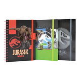 Cargar imagen en el visor de la galería, LIBRETA DE NOTAS JURASSIC WORLD GRIS