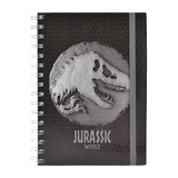 Cargar imagen en el visor de la galería, LIBRETA DE NOTAS JURASSIC WORLD GRIS