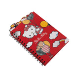 Cargar imagen en el visor de la galería, Libreta Diario Hello Kitty con 4 Separadores y 80 Hojas Decoradas, 14 x 20 cm – Diseño Globos y Nubes