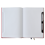 Cargar imagen en el visor de la galería, Libreta Ejecutiva Pen &amp; Book de Gran Capacidad - 256 Páginas  Cubierta Nepal (17x24 cm)