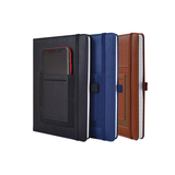 Cargar imagen en el visor de la galería, Libreta Ejecutiva Portacel con Porta Celular Frontal - 192 Páginas