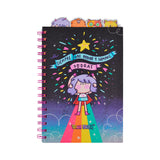Cargar imagen en el visor de la galería, Libreta Diario Vania Bachur con 4 Separadores y 80 Hojas Decoradas, 14 x 20 cm – Diseño Motivacional